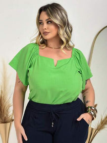 Blusa Ellen Ciganinha Plus Size